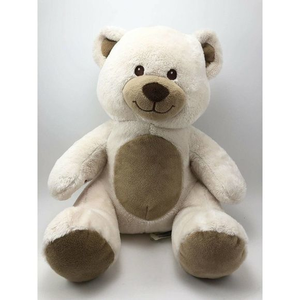 Build A Bear Light Brown Tan Plush 12" Sitting Bear Asthma &‎ Allergy Friendly